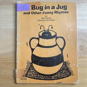A Bug in a Jug and Other Funny Rhymes Paperback Book by Gloria Patrick Vintage